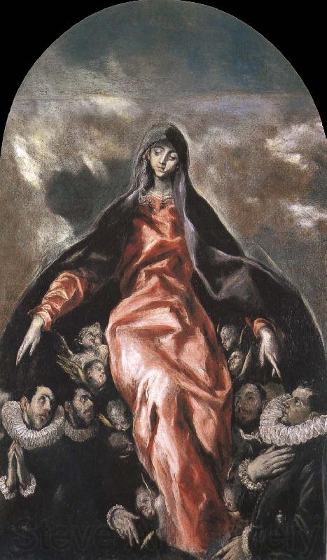 El Greco The Madonna of Chrity Norge oil painting art